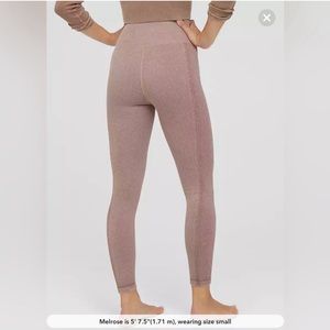 OFFLINE by aerie Big Chill Seamless Leggings Tan Size Small